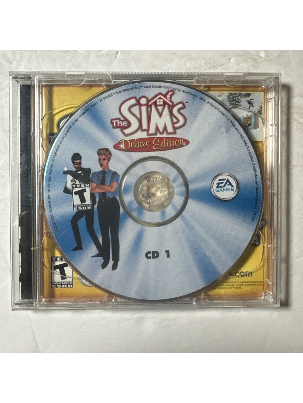 The Sims Deluxe Edition PC Game 2002 TWO Discs CD1 CD2